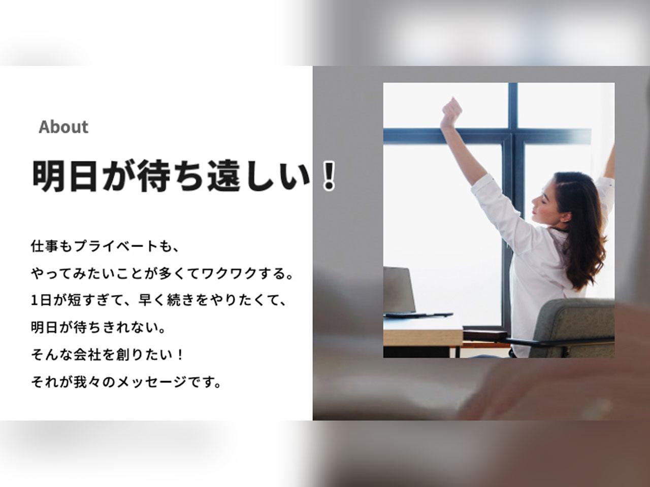 SESがメインなので、スキルや知識のほか、コミュニケーション能力に長け、自ら発信できる人物を歓迎。SES以外にもアイディアを発信する体制を整えている。アイディアやワクワクが沢山詰まった「おもちゃ箱」のような会社だ。