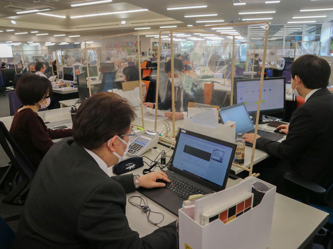 グループ内法人の生産性を高め、シナジーを促進するため、デジタル面から支援しているのがシステムやツールの開発を担う情報開発部である。