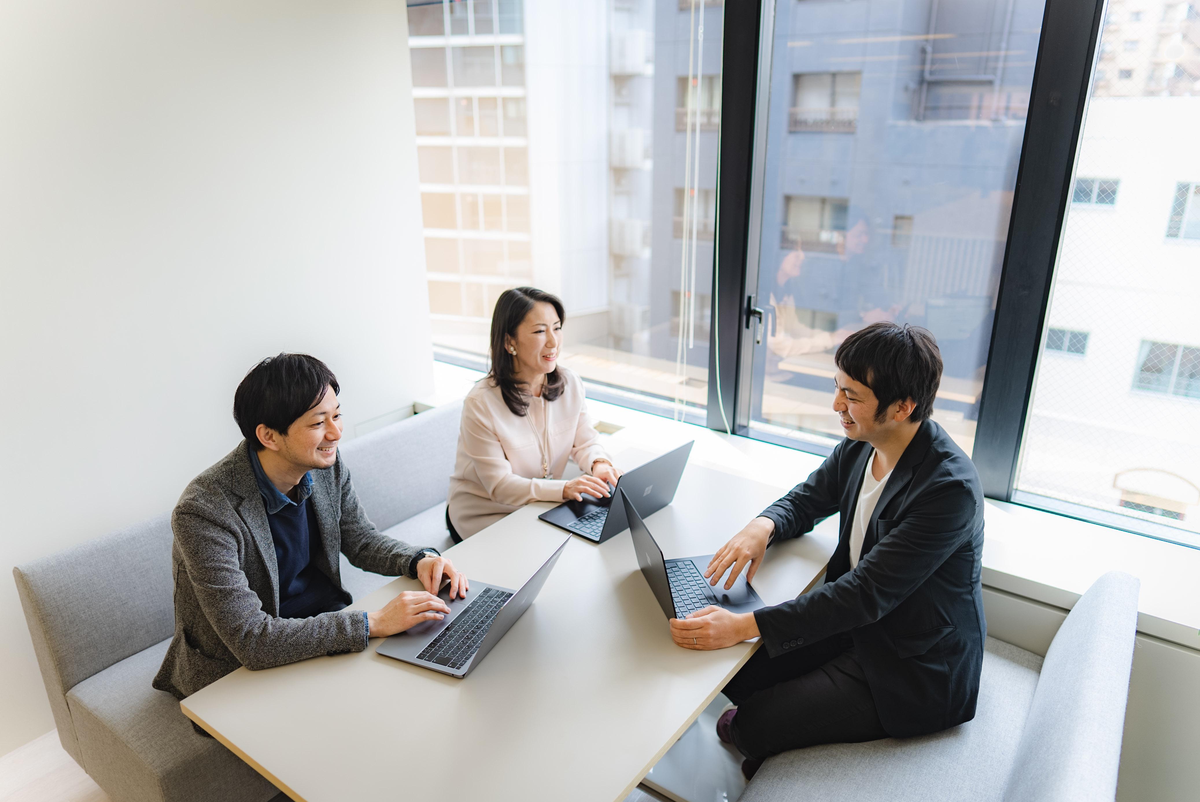 事業拡大に向けて、組織一丸となって事業開発が進められている。