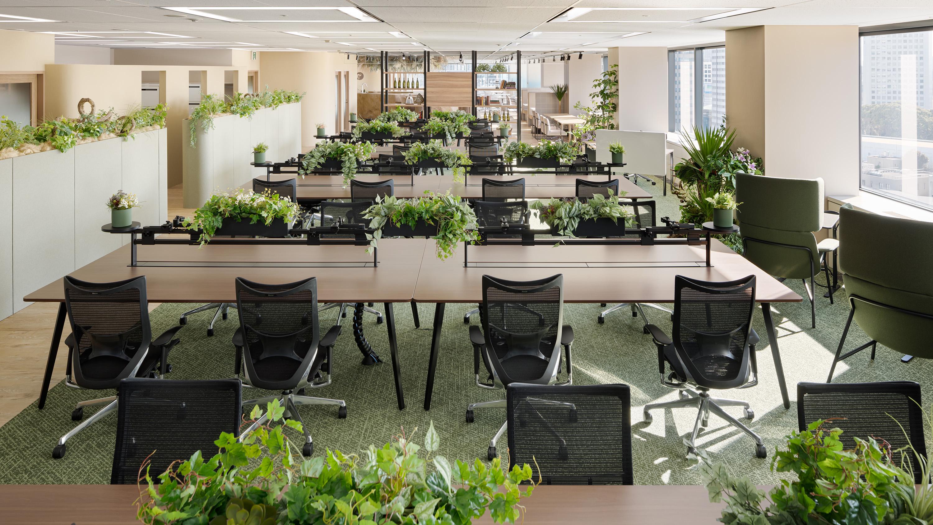 集中作業スペース