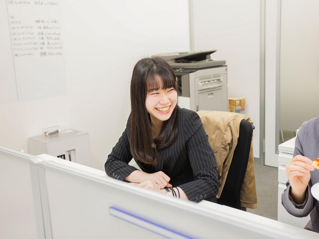 女性だけでなく男性社員が育休を取得中。頑張る社員へのサポートやフォローを惜しまず、これからも皆が働きやすい環境づくりをしっかり進めていきたいという。