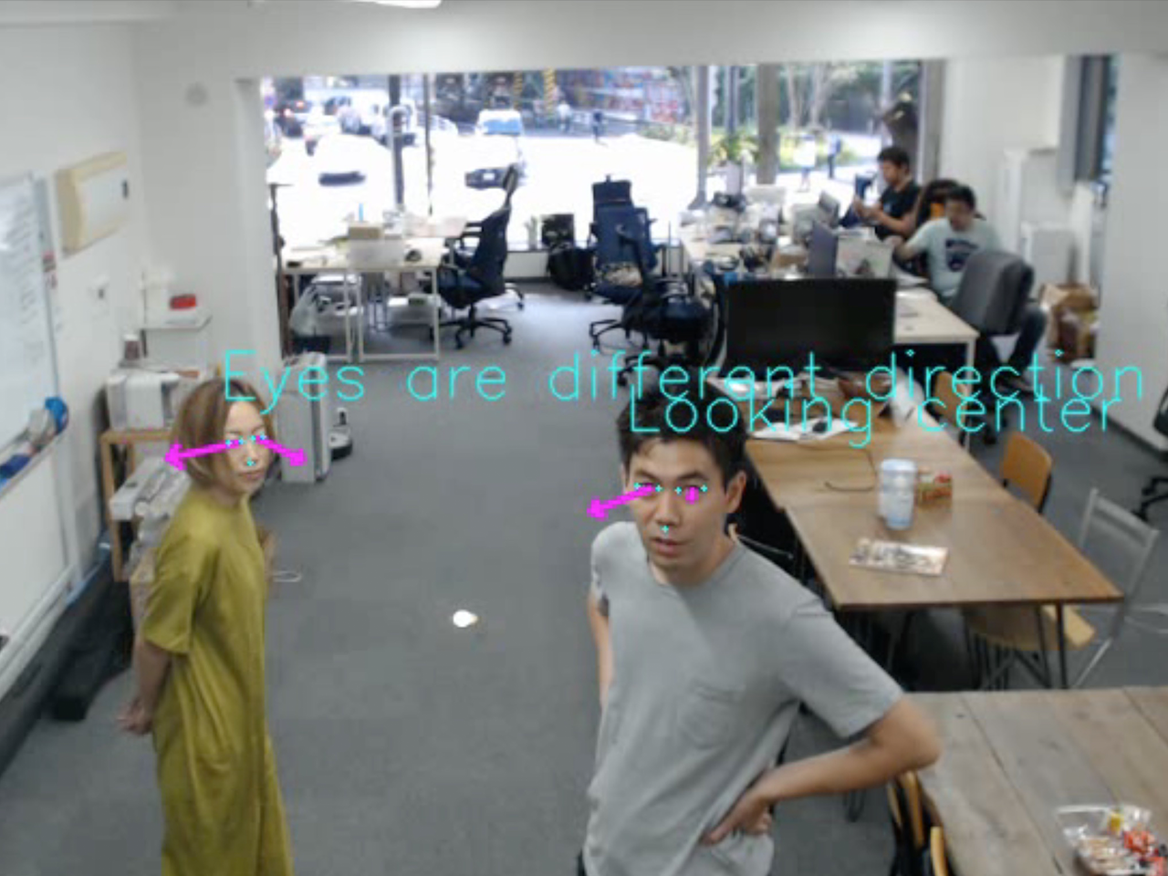 オフィスでしばしば、新しいAIモデルの実験が行われます。オフィスというより、ラボのような雰囲気です。