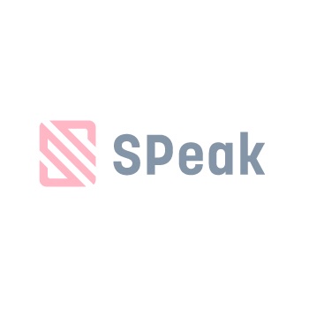 “speak” : グローバルなヒトが会社の「speak」er（代弁者）になる。SPeak（当社）が会社とヒトの代弁者になる。

“SP”eak : Specialの略。特別な価値を会社やヒトに提供。

 S”Peak” : Peak = 頂。やるからには、ナンバー１を目指す。SPeakにかかわるすべてのユーザー、メンバー、株主、パートナー全てのステークホルダーへ「頂」に登ったような価値や感覚を提供。