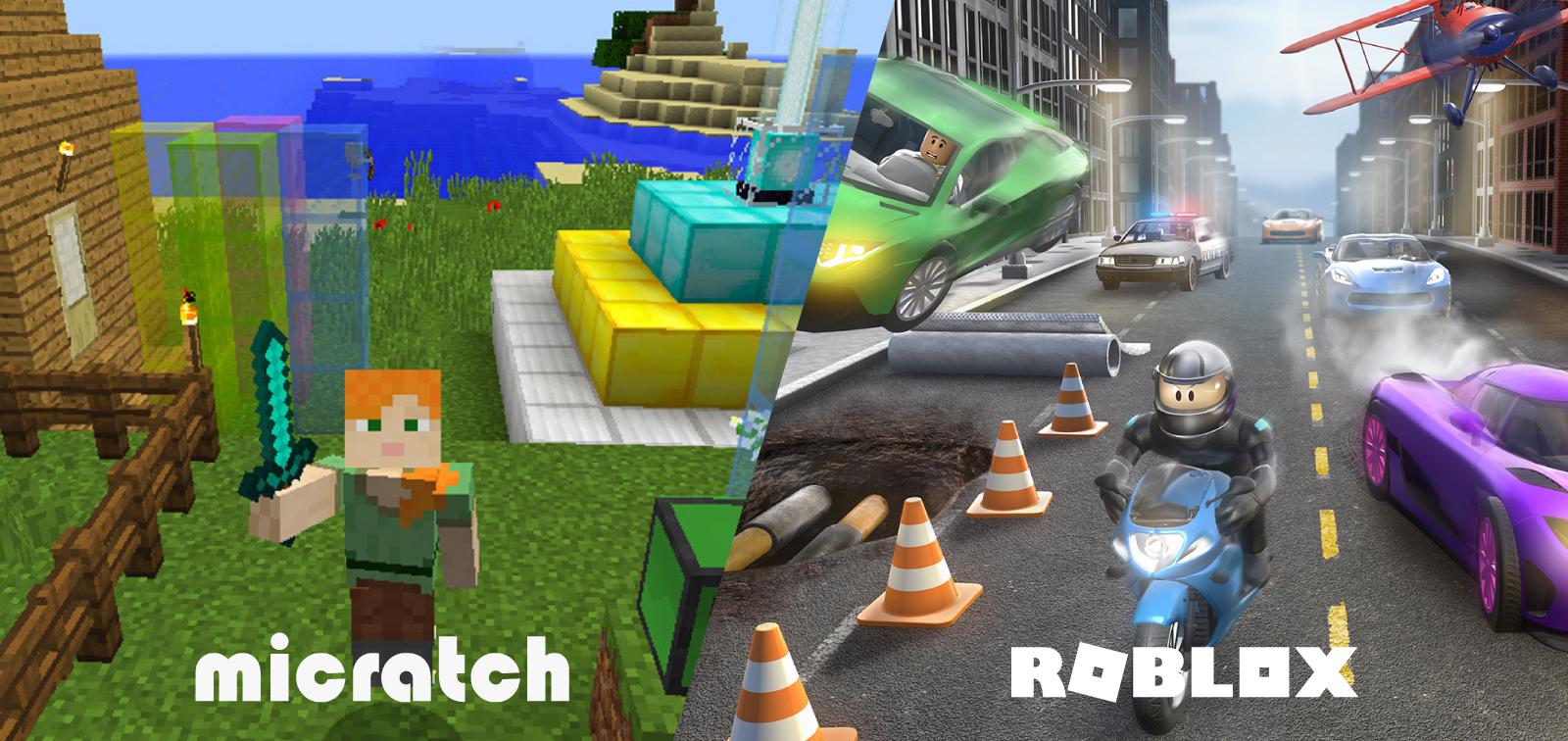子供達から人気が高いマインクラフトやRoblox等のゲームを活用したオリジナル教材で、楽しみながらプログラミングを学べる。

