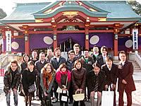 設立10周年には全員で研修旅行に出かけた