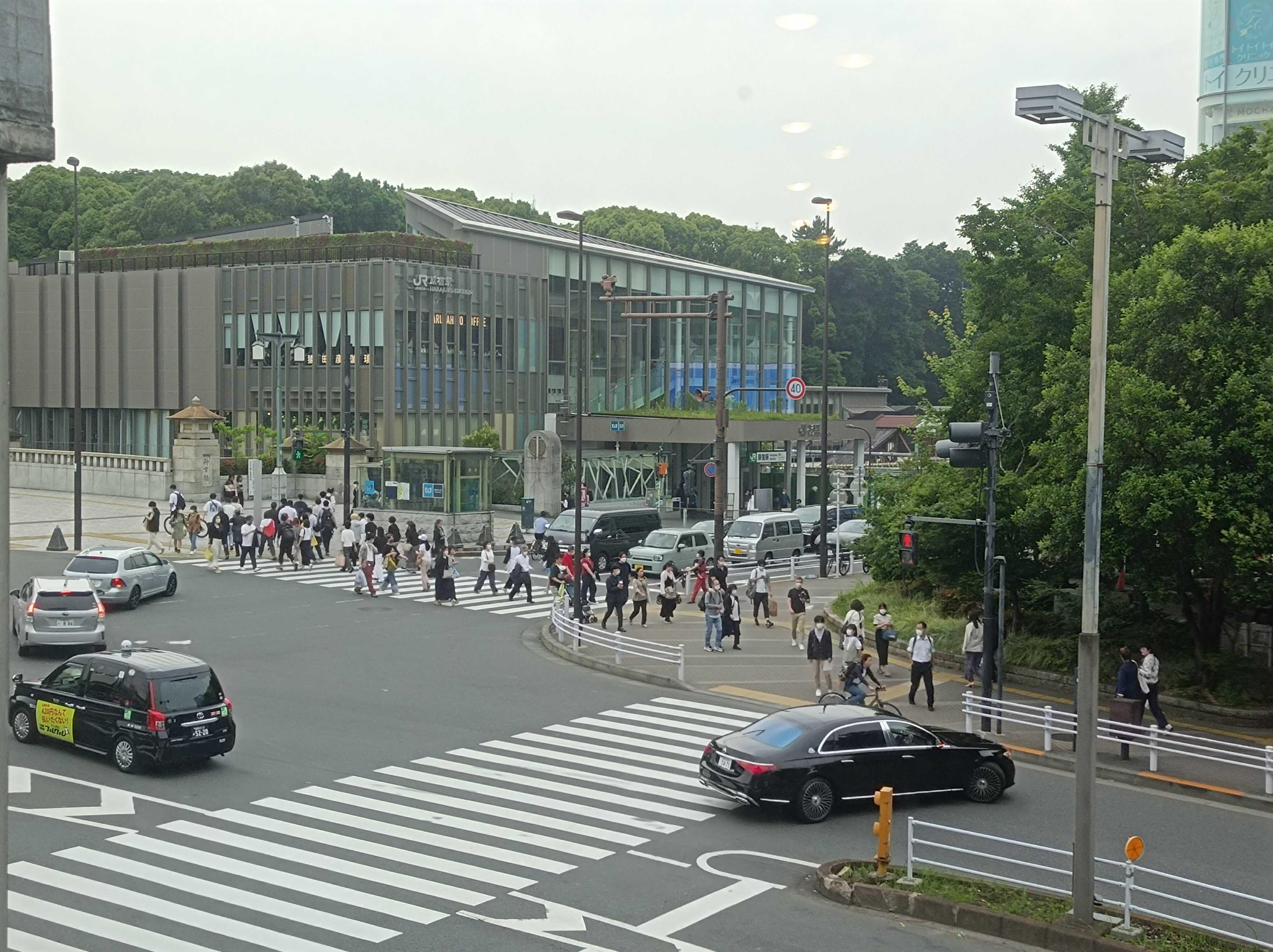 会議室からの風景。
原宿駅至近で好アクセスです。