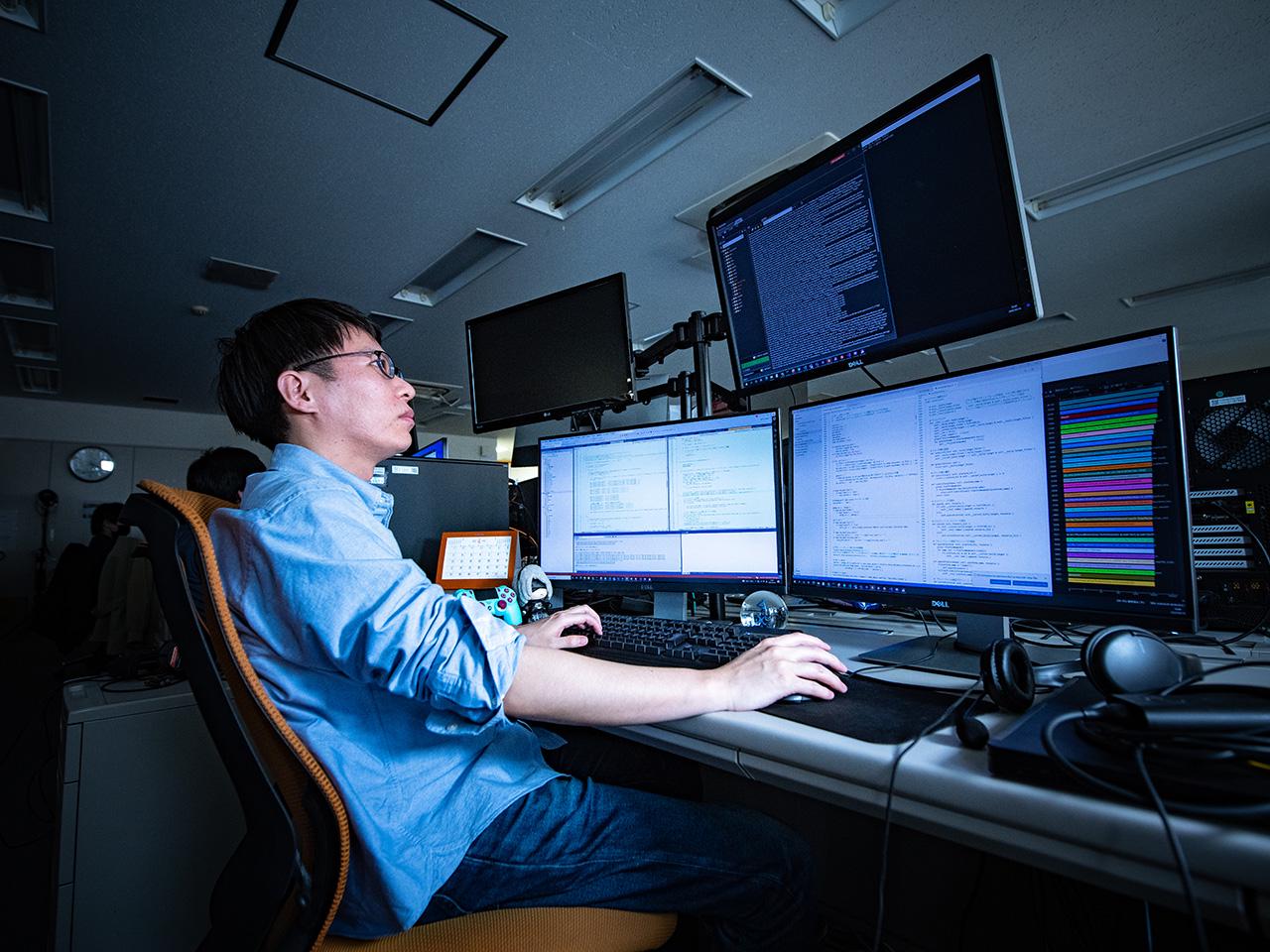 近未来の目標としては、据え置き機とスマートフォンの連動で遊べるタイトルを育てていく方針。