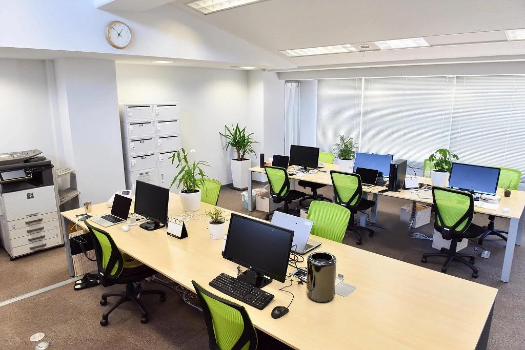 開放的で集中できる環境が整ったオフィス