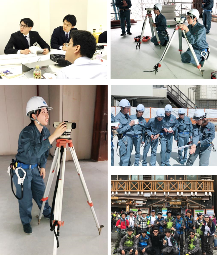 研修では技術的な内容は勿論ですが、人間力の向上に関しても学ぶ機会がある。