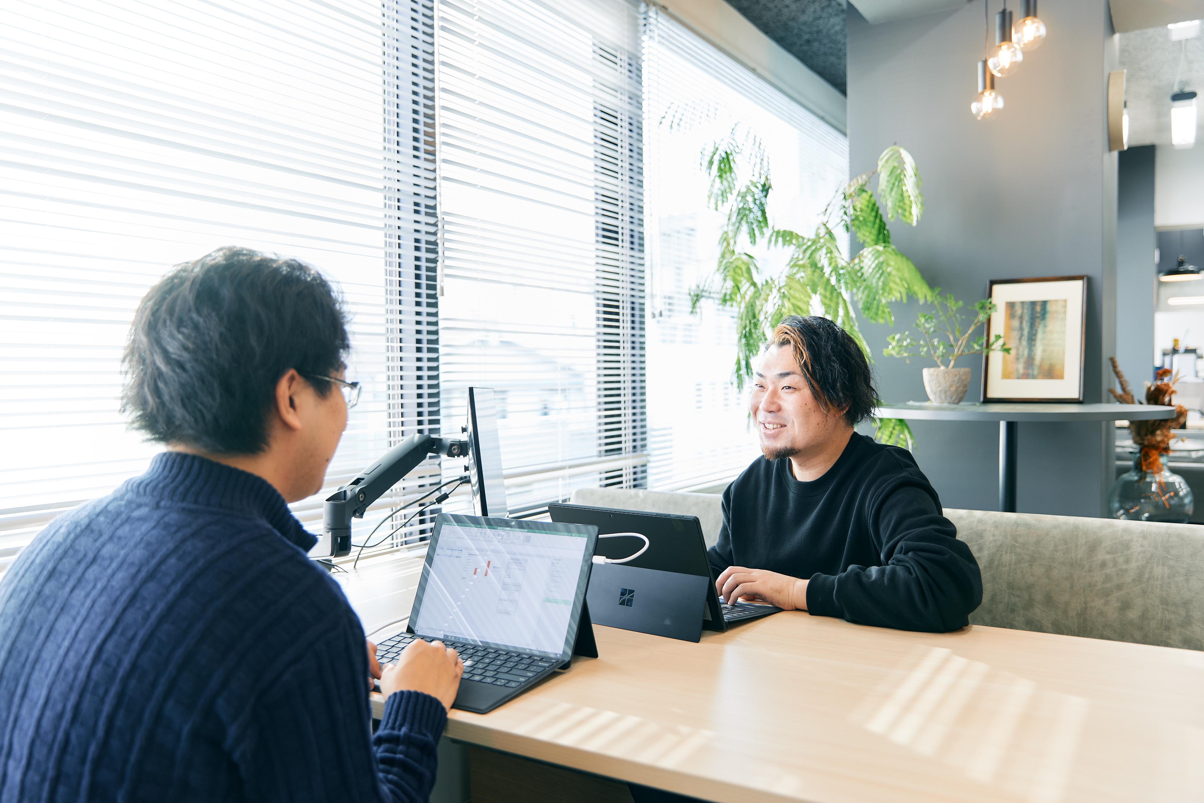 メンバー同士仲が良く、仕事は真面目に、私生活では友人同士のような関係性。