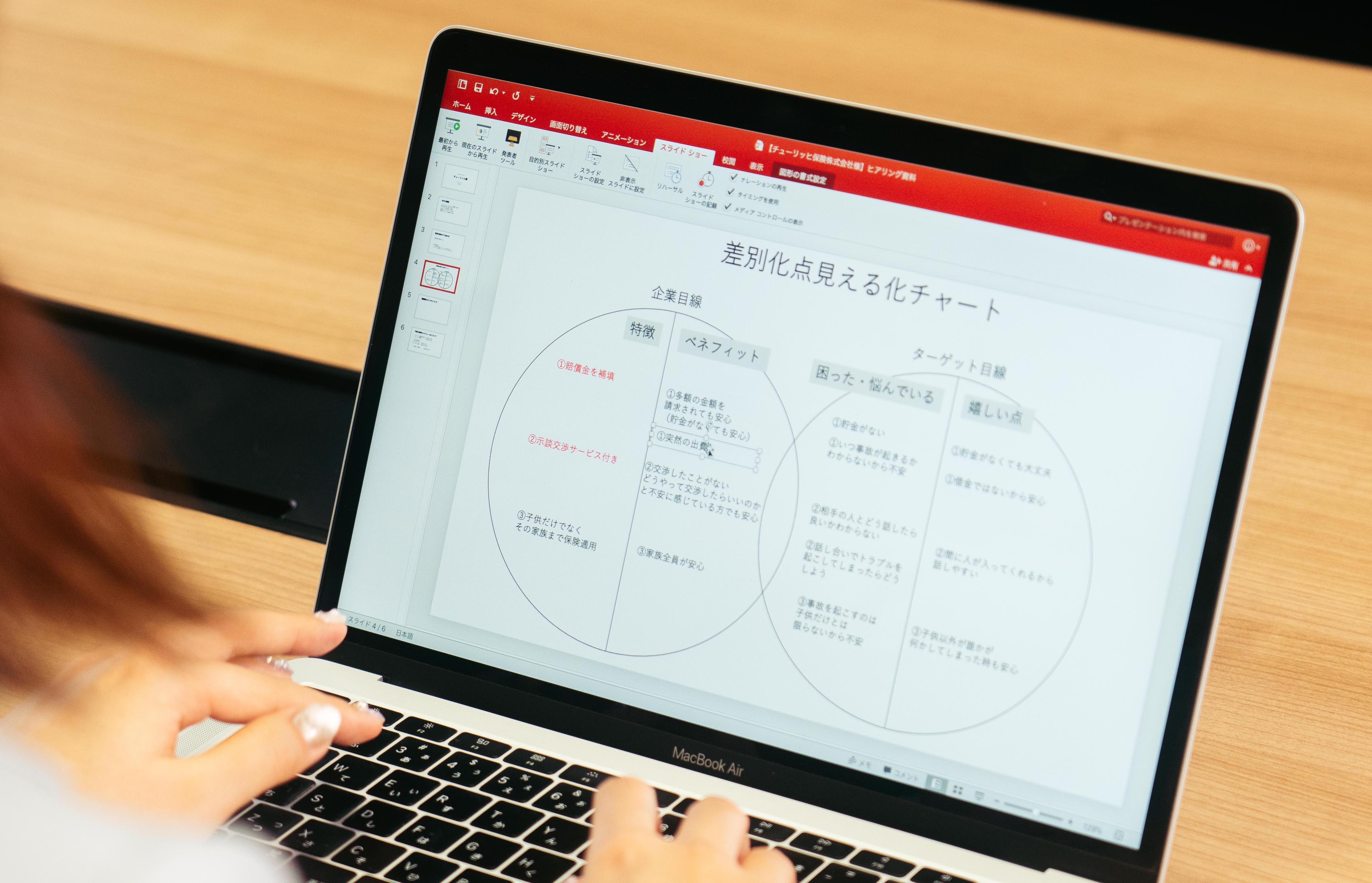 商品が生まれた背景にある想いや企業の創業の精神といったものをストーリーにして、それを見た人が自らの経験と重ね合わせて共感したり感動するといった情緒を重視している点が特徴。ヒアリングシートを元にターゲット目線のベネフィット（価値）を明確にし、視聴者の気持ちを理解した上で訴求点の仮説立てを行います。物語に登場する主人公の悩みや大切にしている価値観など、訴求点に合わせて人物設定を明確にすることで視聴者が自己投影しやすいストーリーを作成します。