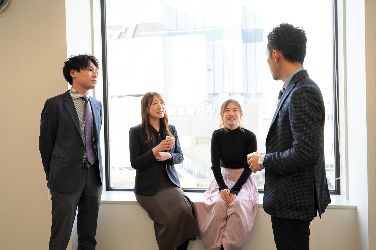 風通しの良い風土で、社員一人ひとりがイキイキと働ける職場を目指しています。