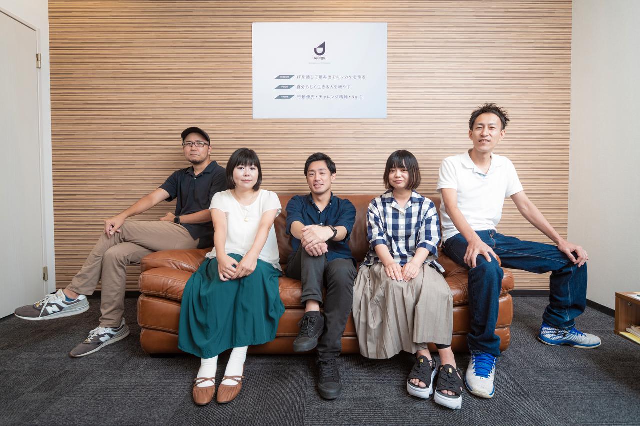 行動指針はオフィス内のあちこちに掲示され、常に目に入る位置にある