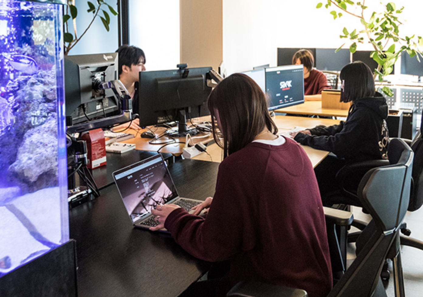 クリエイティブの最前線にあり、急成長期ならではの様々な経験が積める。そんな同社の思いに共感し、挑戦したいという人を待っている。