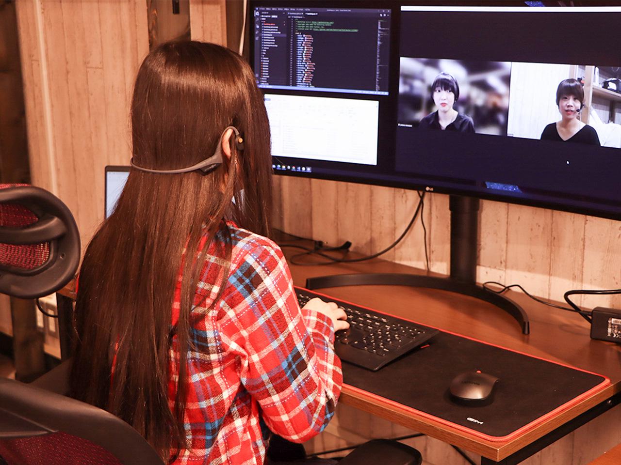 リモートワーク制度も取り入れています。