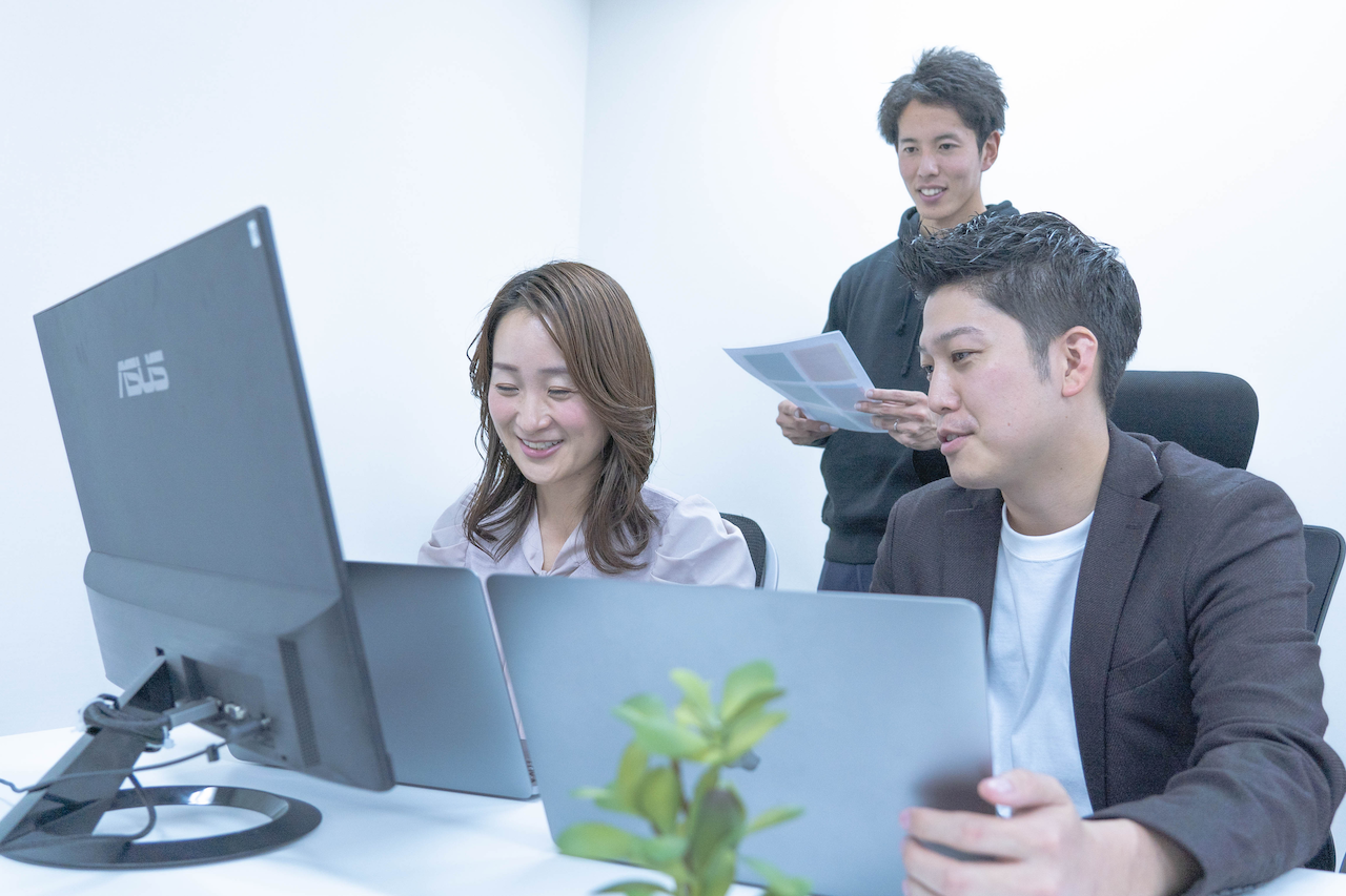 主体的に働き、成長を実感しながらイキイキと働ける環境だ。