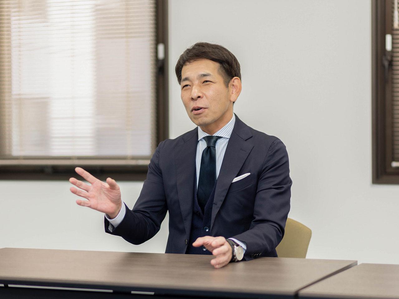 比良 卓郎氏
取締役 兼 副社長執行役員 東京本社営業担当