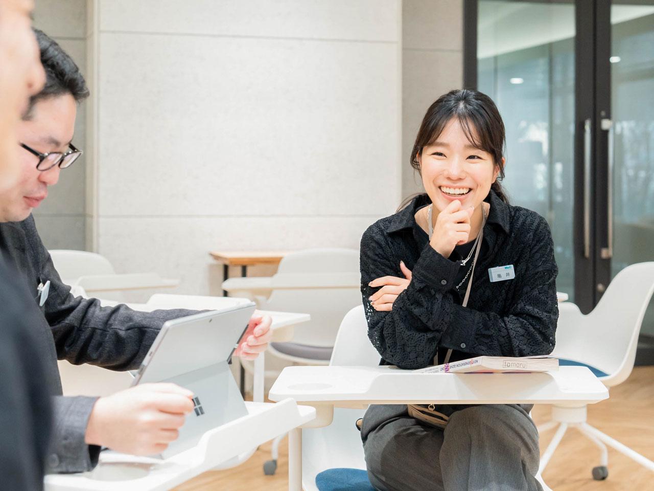 男性も女性も性別に関係なく自分らしく働くことができる環境づくりに積極的に取り組んでいます。