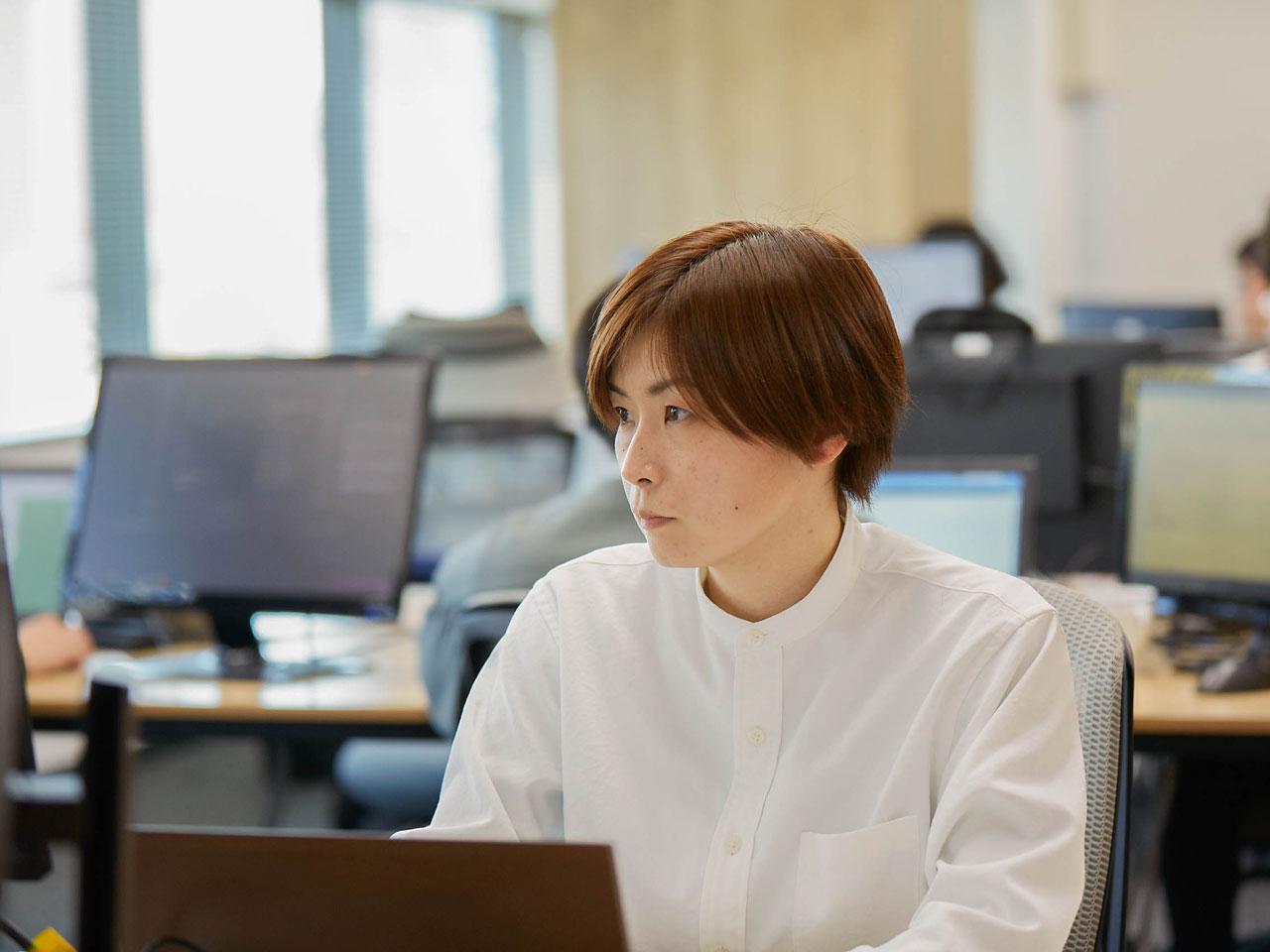 100%受託開発で、内90%がプライム案件だ。