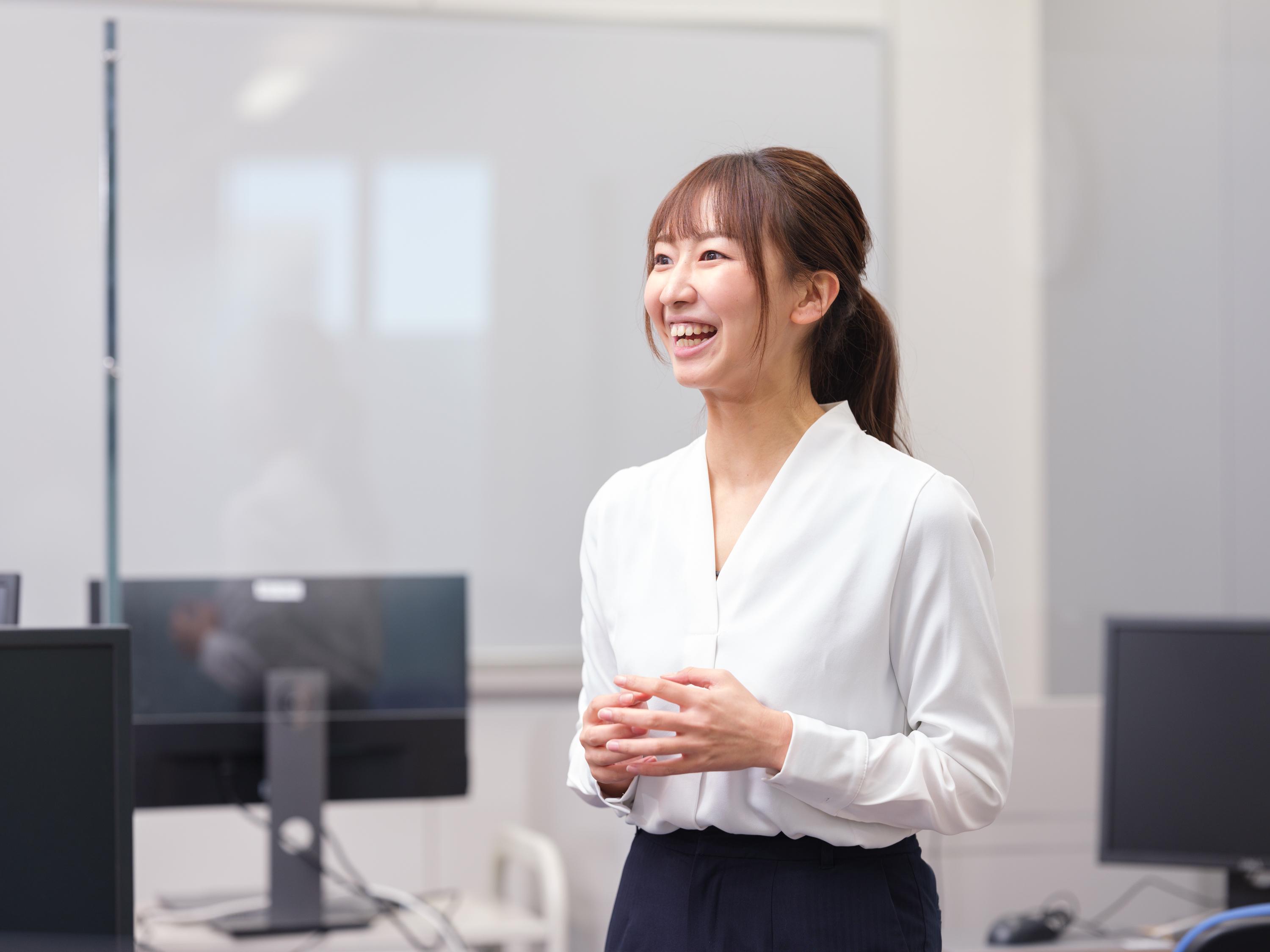 自分で新しいことを見つけてチャレンジする人が活躍しています。