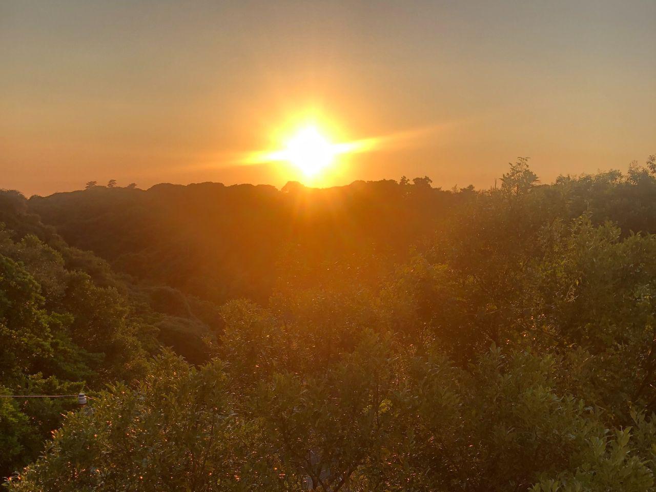 自然豊かな島根県出雲オフィスの風景