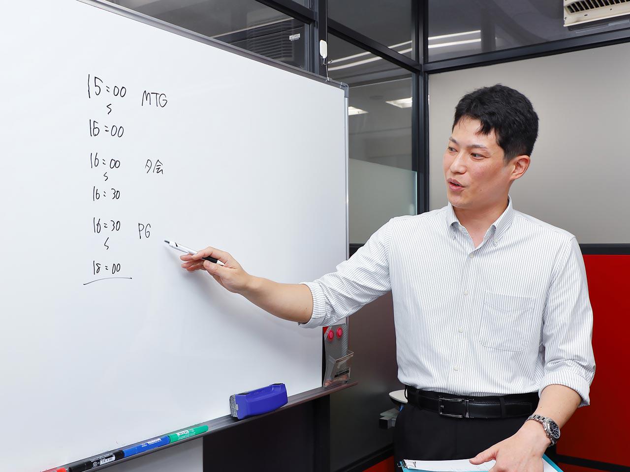 若手社員も上流工程に携わるチャンスがあります。