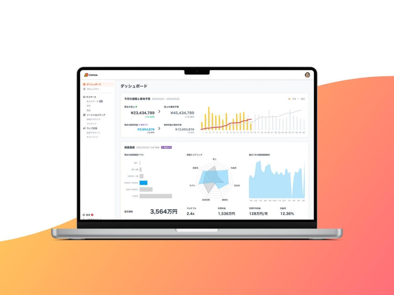 LISMOA（リスモア）はECコンサルのSaaSモデル。