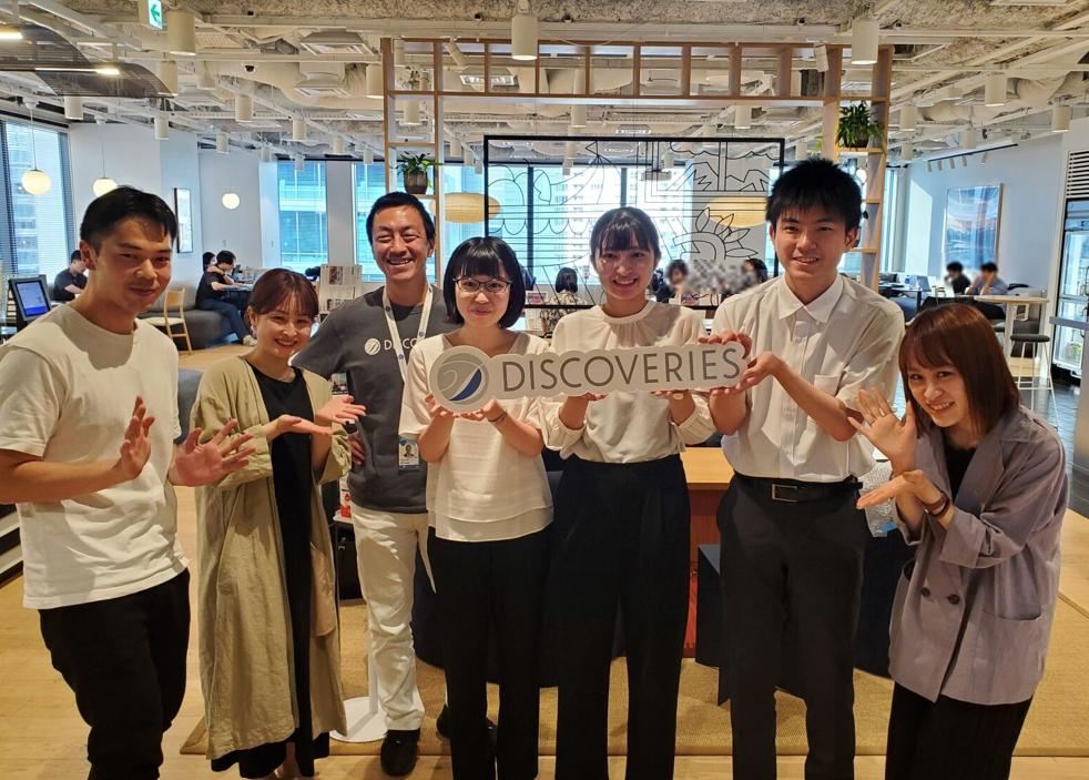 コーワーキングスペースが利用できるため、ハイブリッドワークも可能です。（実際のオフィスにて）