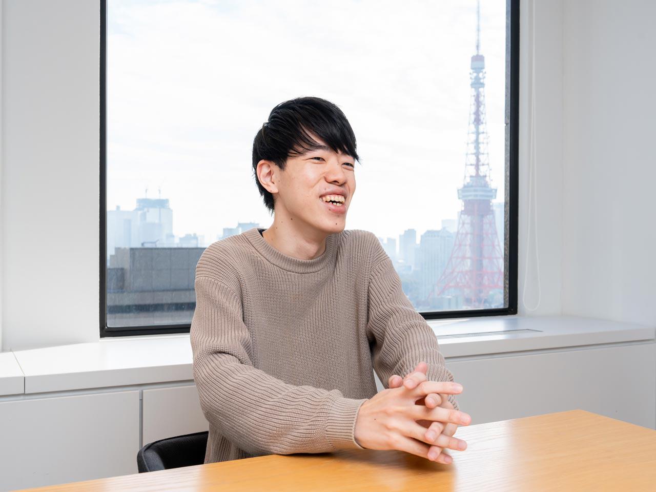 セールスを担当するセールス山田壮馬氏
通信系の営業代行会社、営業色強めのITサービス会社でハードな営業経験を積み、2023年2月に入社