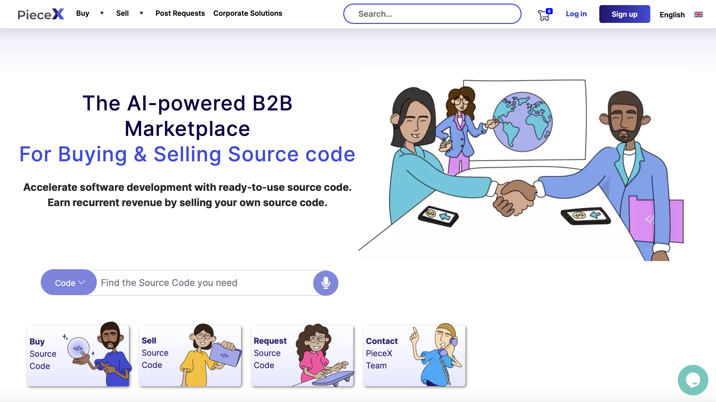 自社サービス PieceX