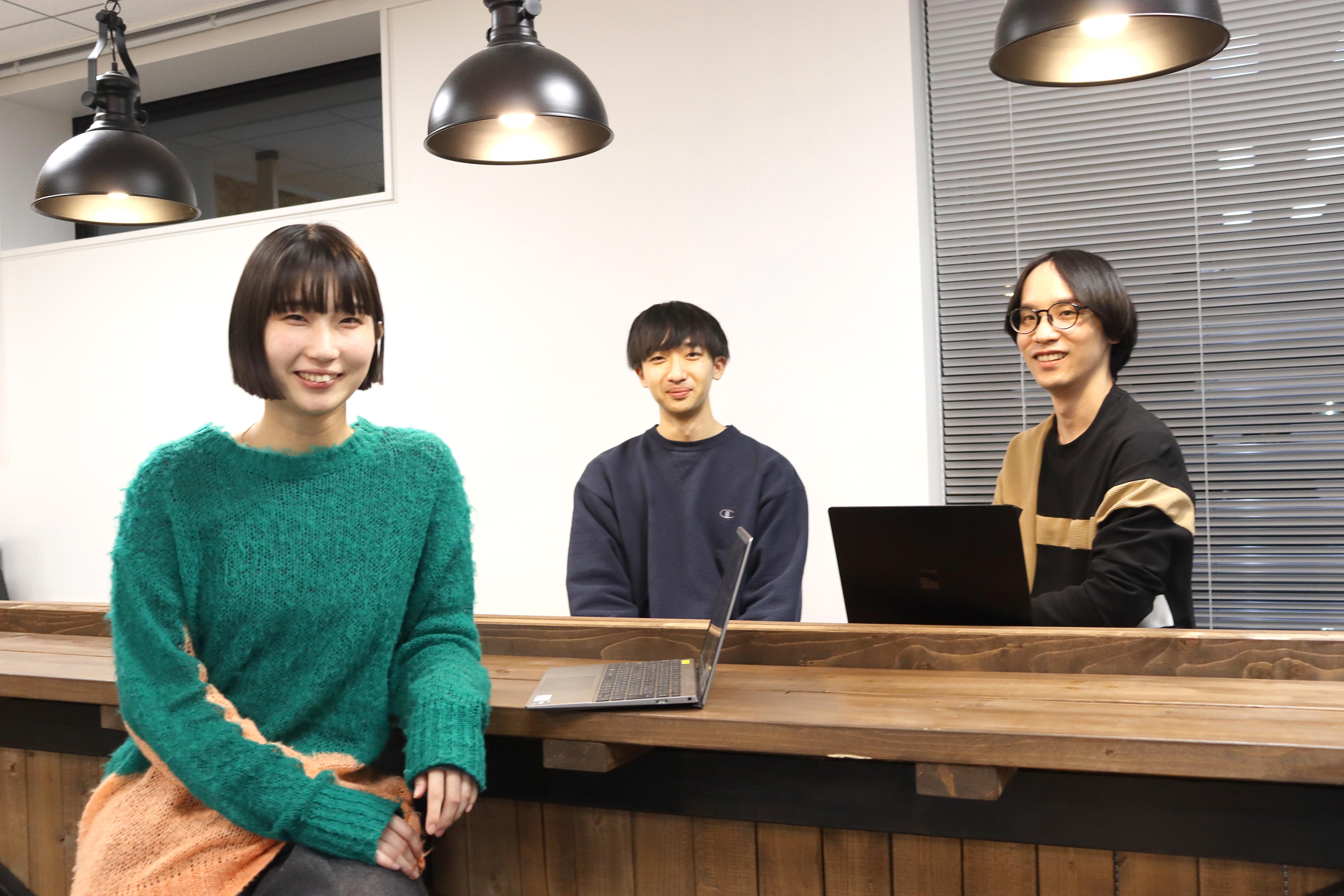 同社の社員は平均年齢33歳。若手社員が多く活躍しています。