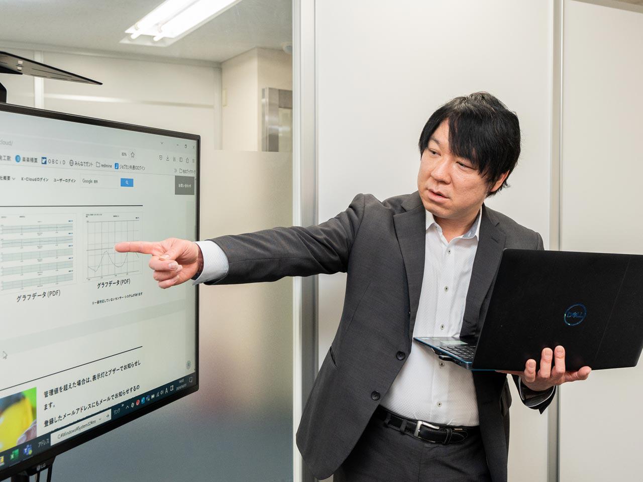 現場目線を生かし、近年はクラウドシステムも多数開発している。