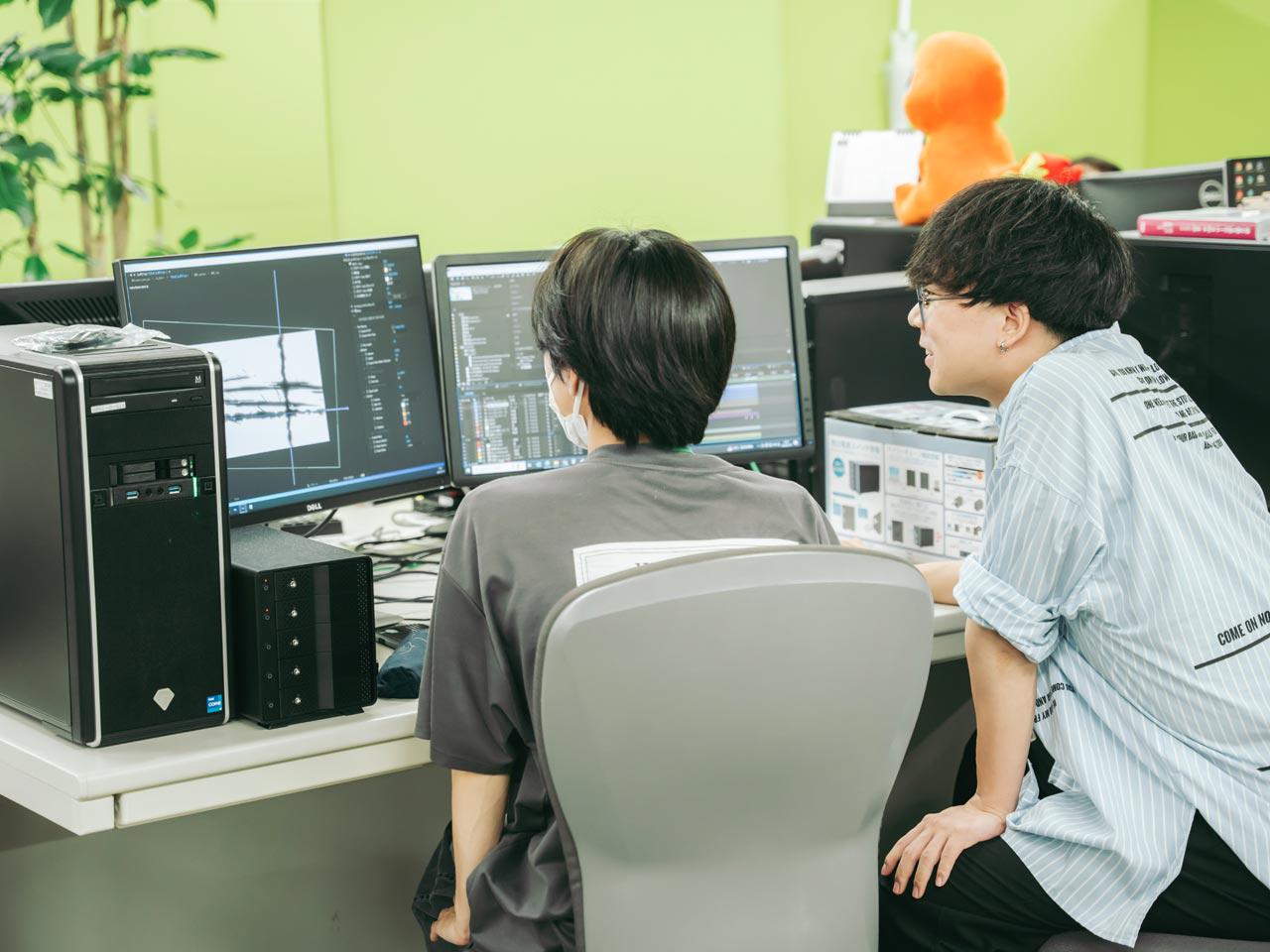 分からないことがあればすぐに聞きに行くことができる。新しいメンバーにも行動力や好奇心が求められている。