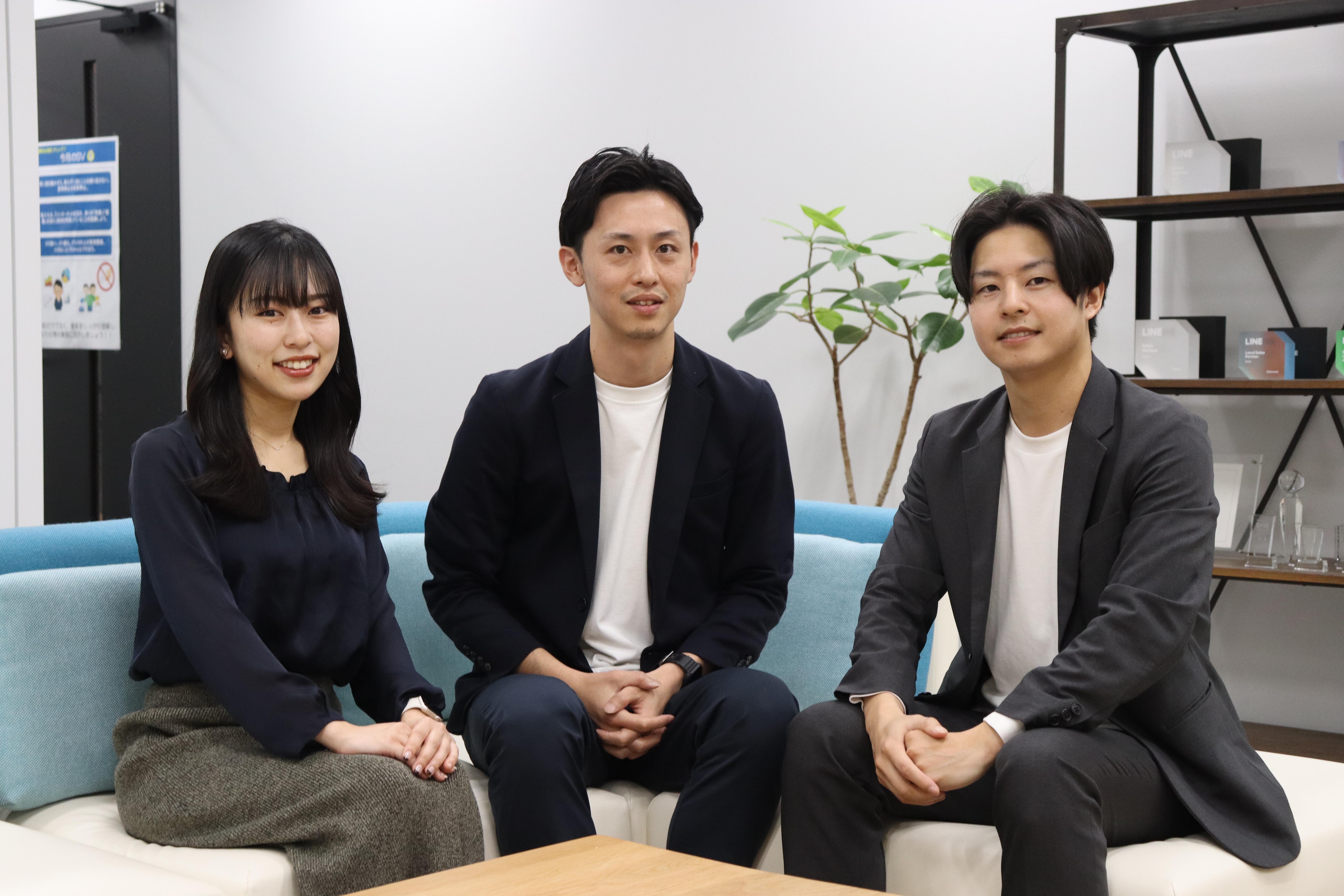 中途入社のメンバーが多く在籍する当社。入社後は先輩による研修もあります！業界未経験の方も安心してスタートできる環境です！