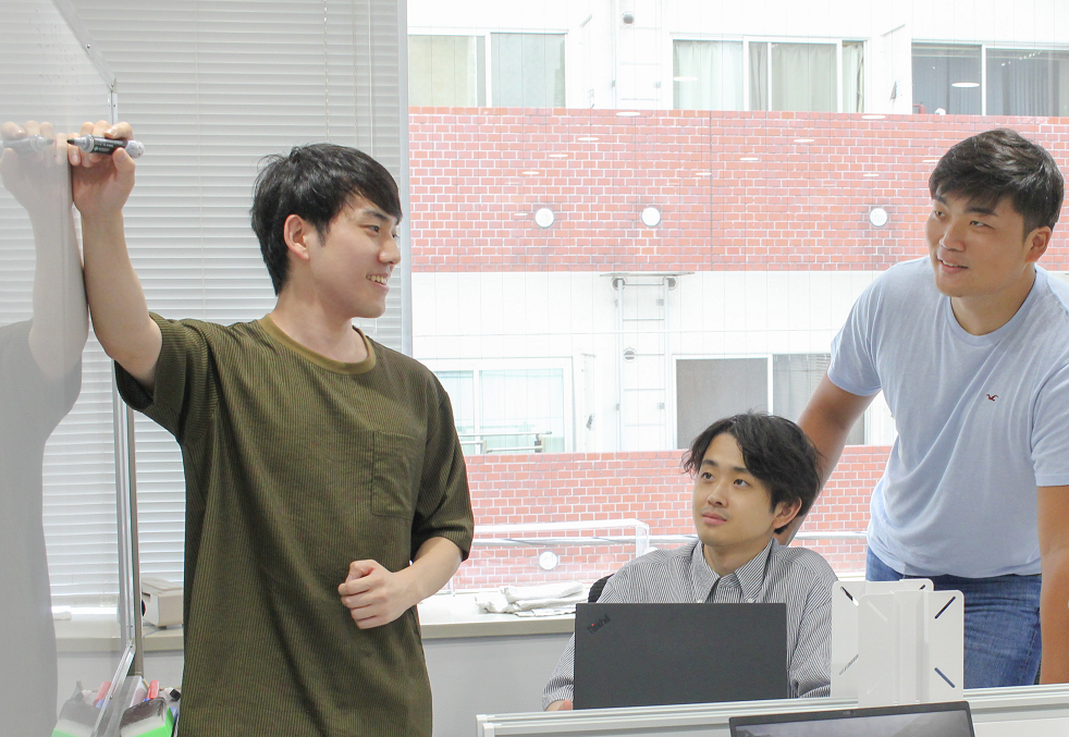 大谷内氏とコダワリメンバ
何をやるか以上に、誰と働くかが大事だと考える