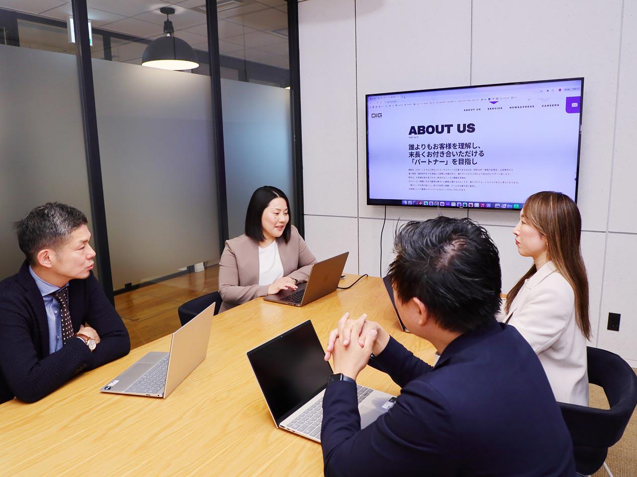 SAPの中でも上流の工程を得意とし、課題、テーマの抽出、業務要件からシステム設計をメインに手掛ける同社。