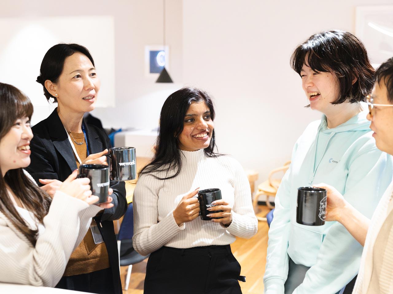 インターナショナルな空気が流れている会社だが、人と人の繋がりを大事にする日本企業のようなカルチャーもある。