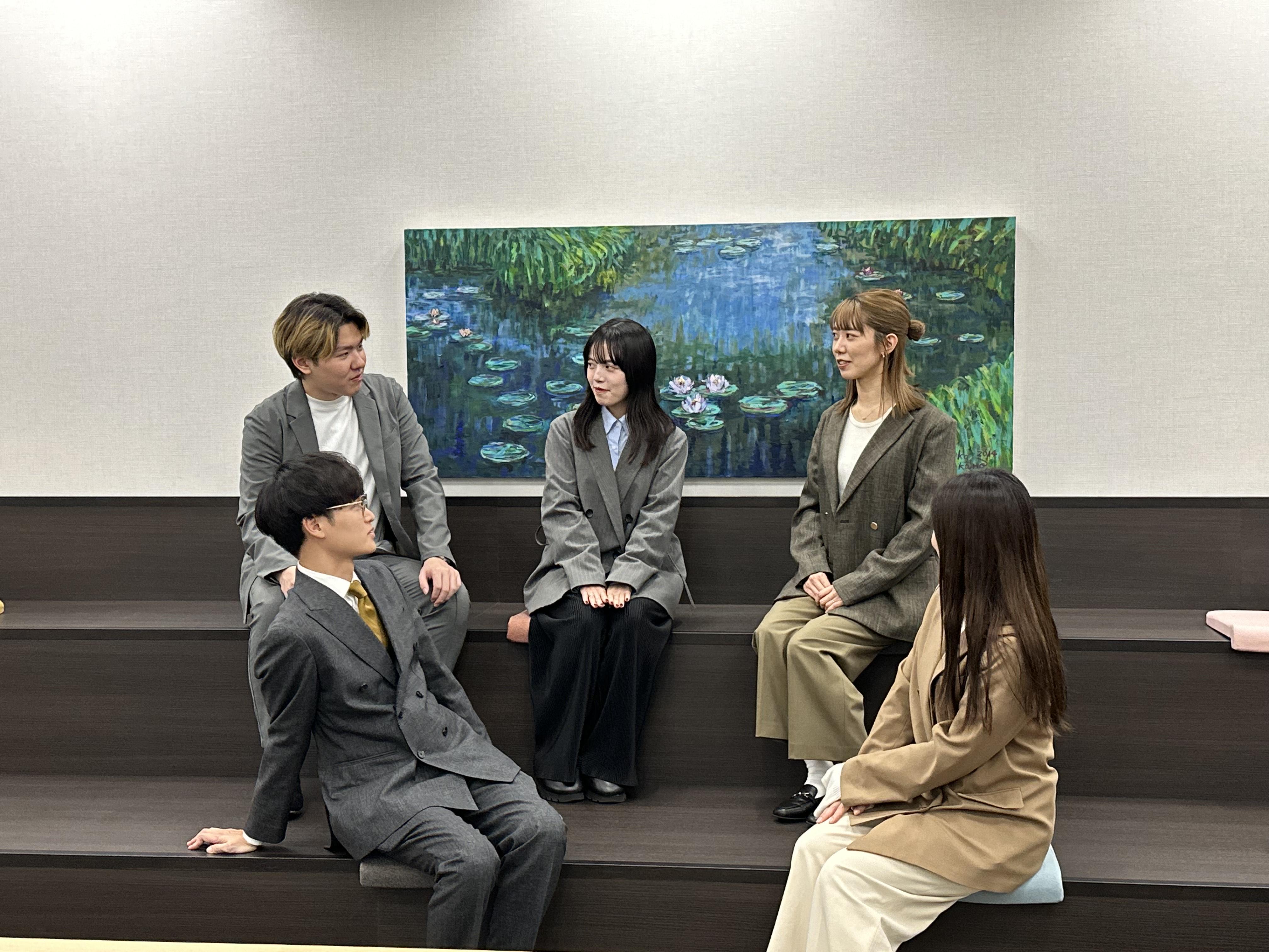 部署の垣根を越えた、懇親会などのイベントもコミュニケーションを活発にしているひとつの理由だ。