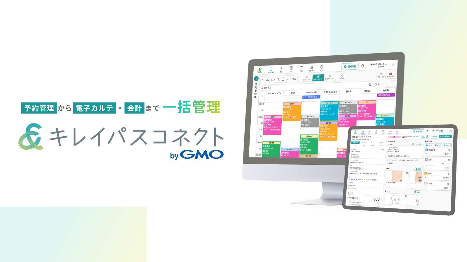 事業内容：美容クリニックDXサービス『キレイパスコネクトbyGMO