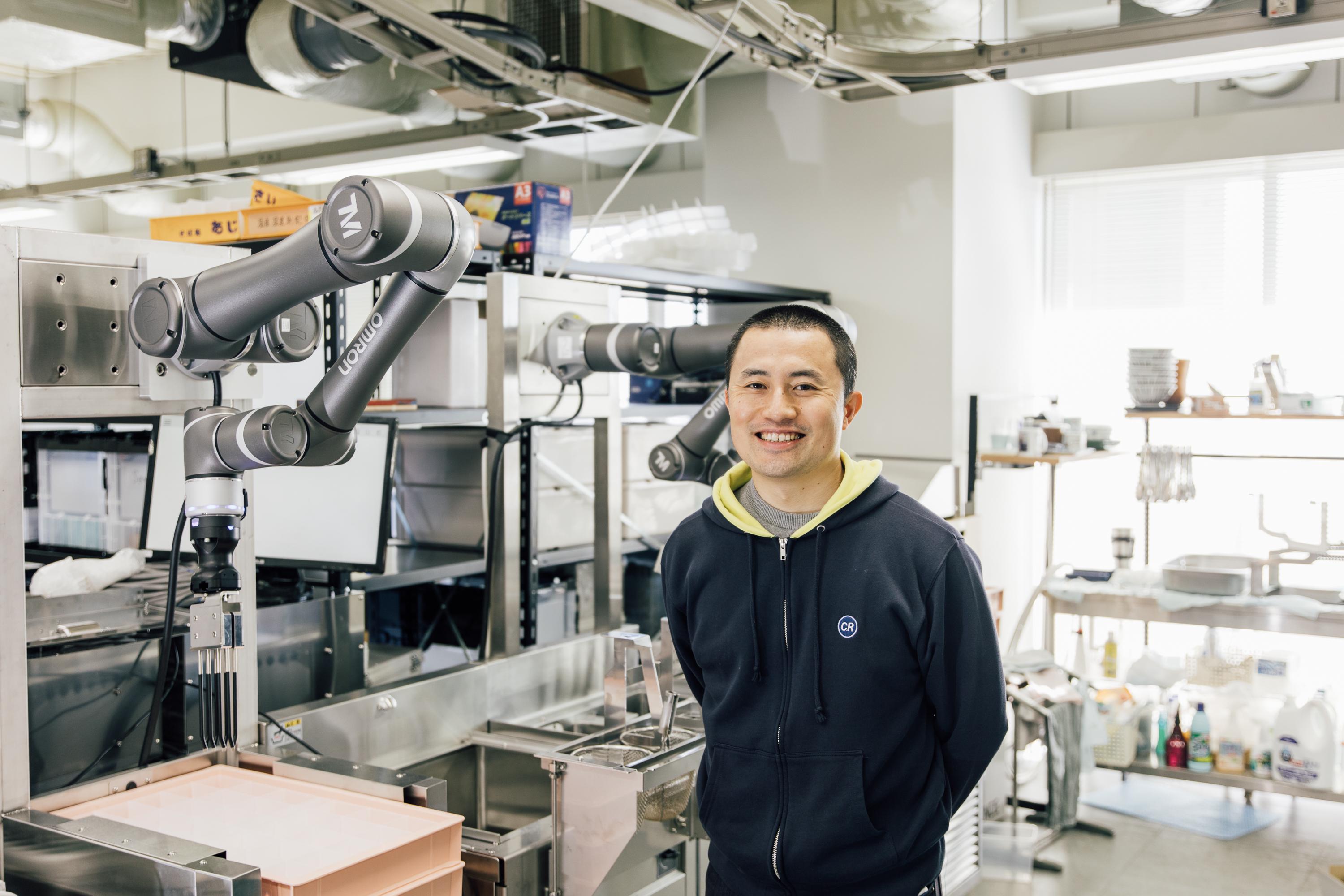 食産業が直面している人手不足の解決と生産性の向上のために新たなロボティクスを開発しています。