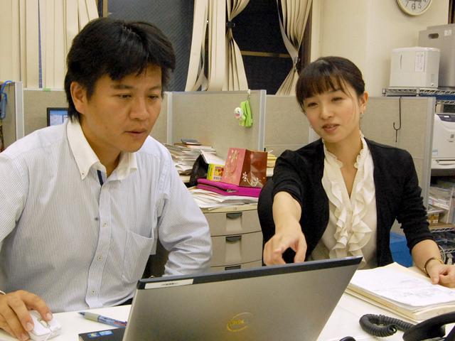 社内はコミュニケーションも多く、協力体制も整っている。