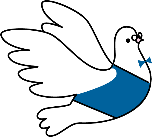 マスコットキャラクターの「ぽぽじ」です。