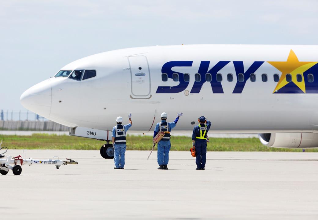 事業内容：定期航空運送事業他