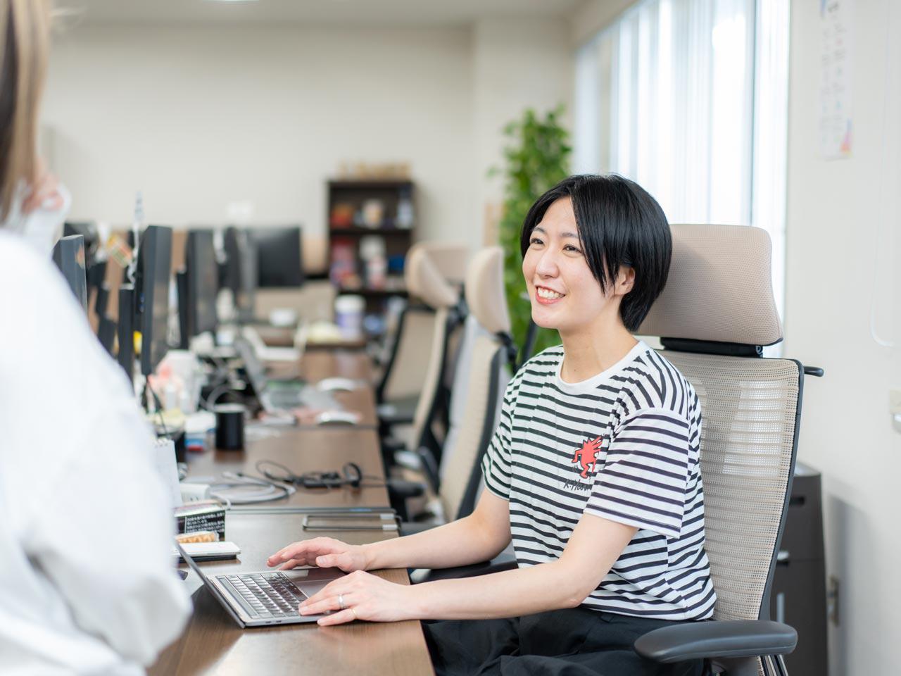 同社では、チャレンジ精神があり、新しいことへのトライを楽しめる人材が求められている。