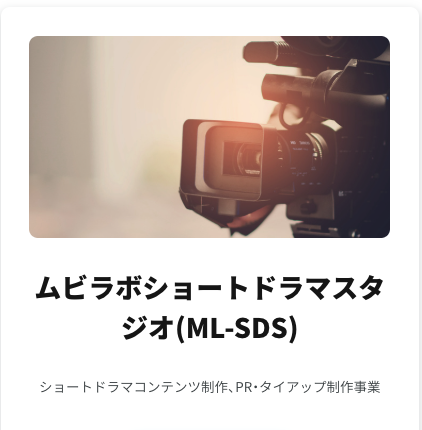 事業内容：ショートドラマ事業