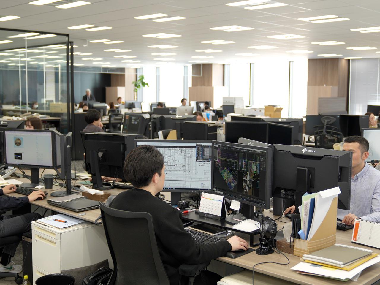 同社のITソリューション事業部は、大手不動産会社を中心に住宅販売企業向けの開発で豊富な実績を誇る。