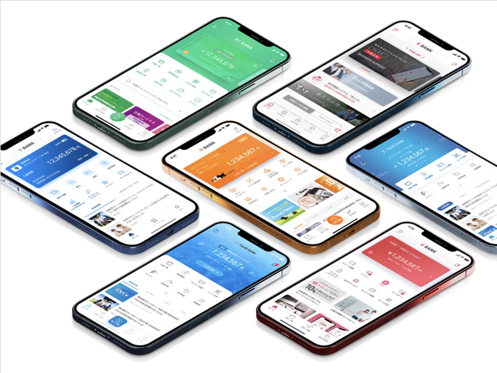 事業内容：全国の金融機関様向けに多数のアプリ・システムを提供