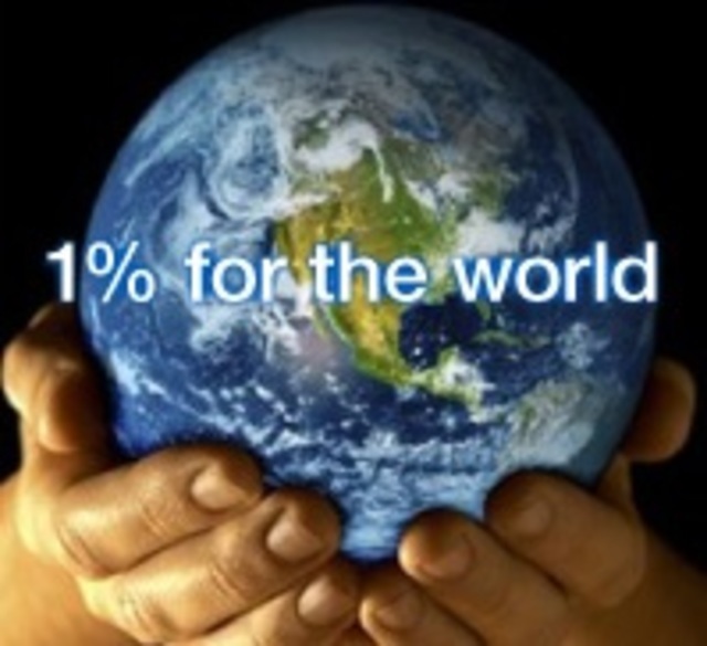 【1% for the world】
