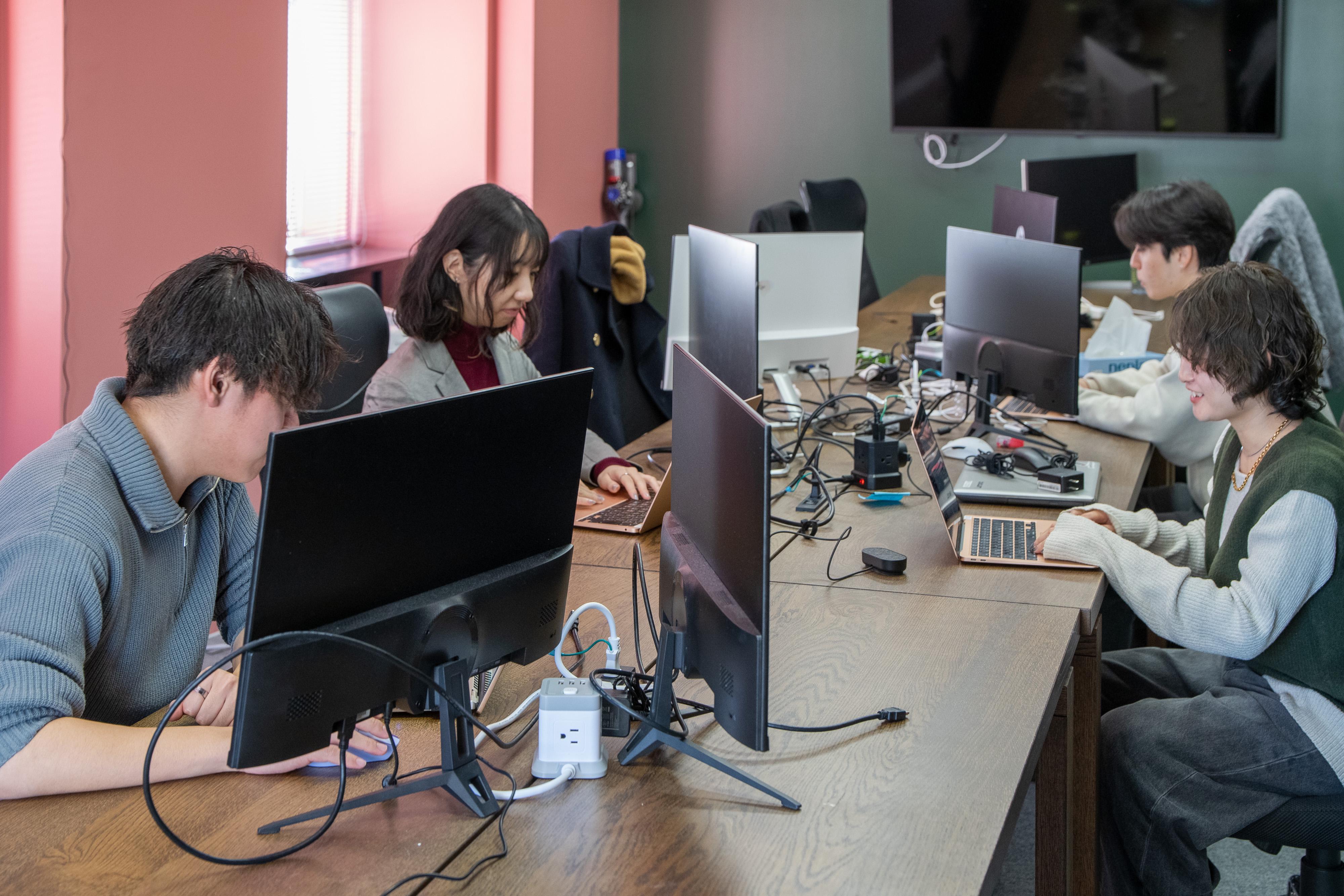 受託開発の様子