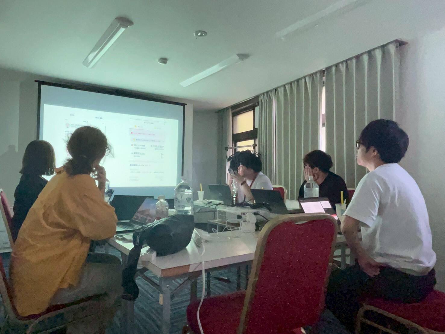 カスタマーサクセスグループのワ―ケーションの様子です！